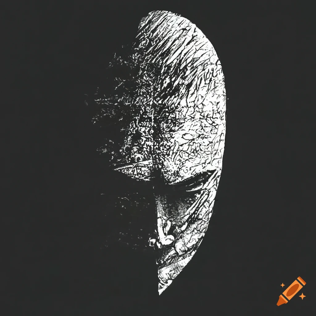 Heimdall painting in Zdislav Beksinski style