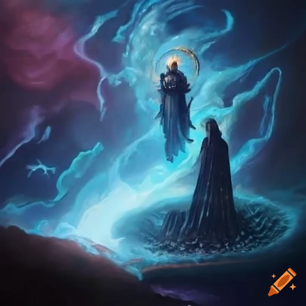 image of a warpstorm and high priest