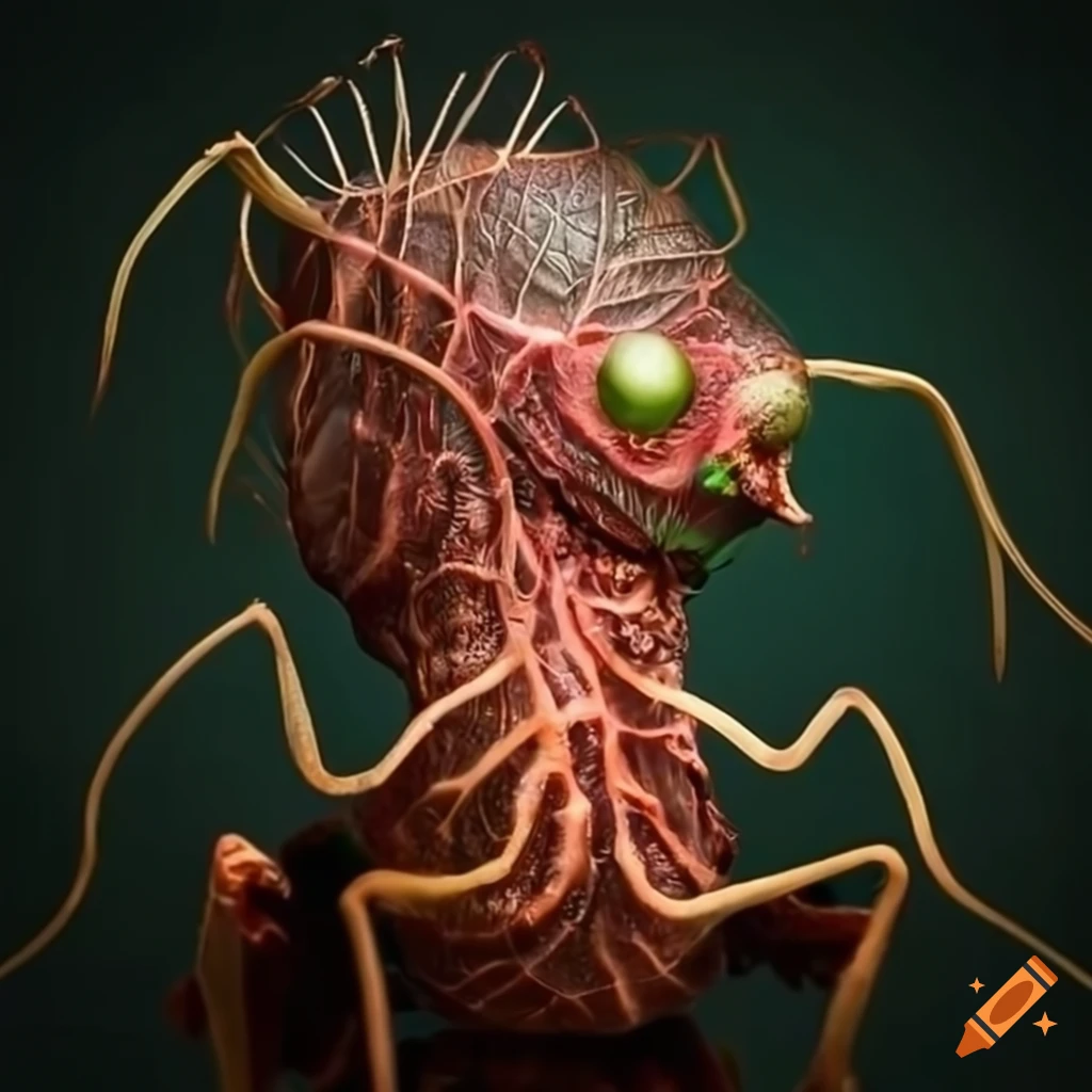 detailed image of a carnivorous plant resembling an insect