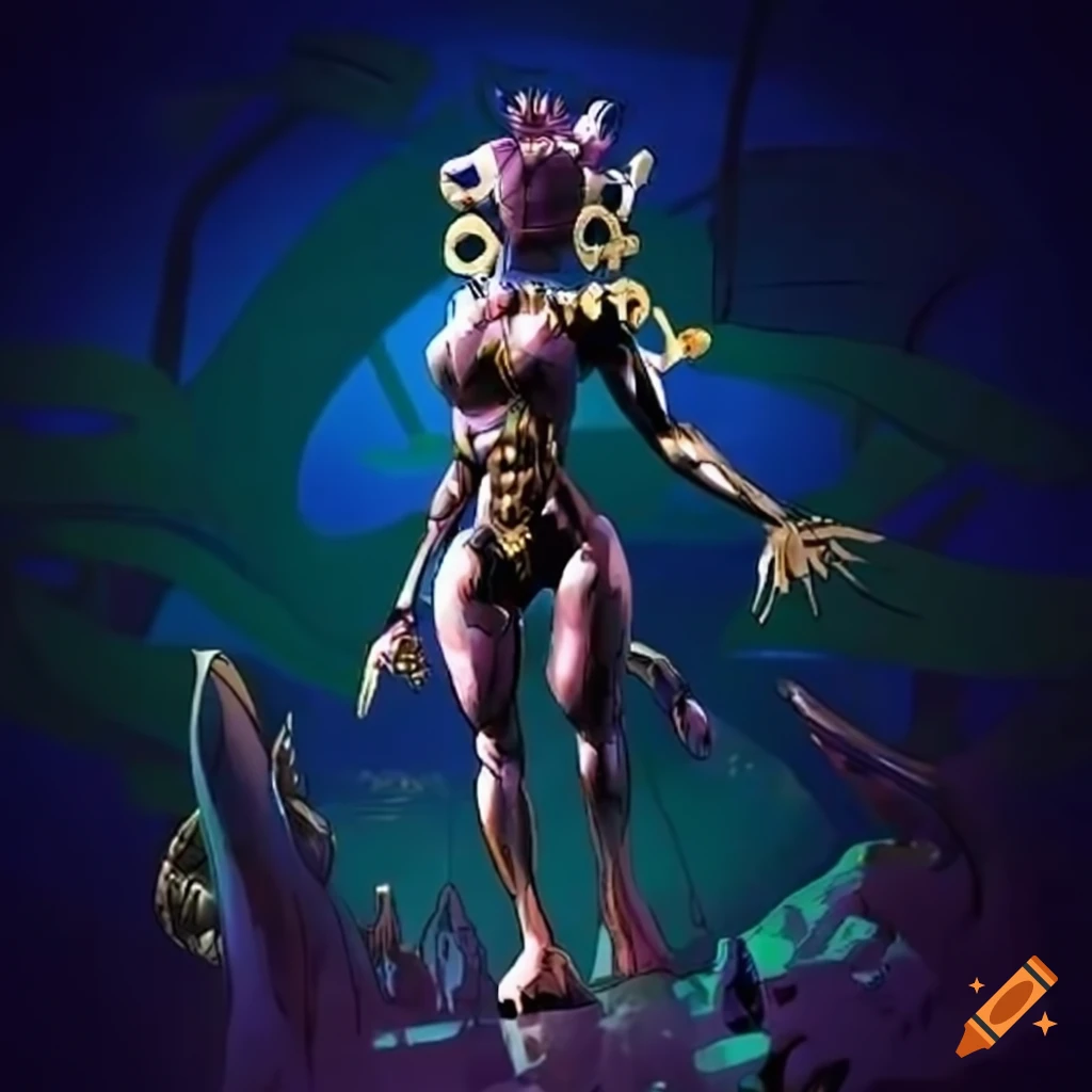 Image of black betty, a powerful humanoid stand