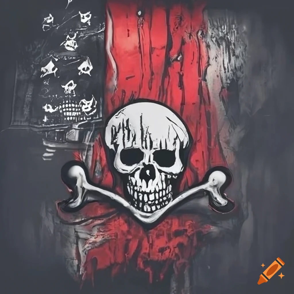 dieselpunk pirate flag