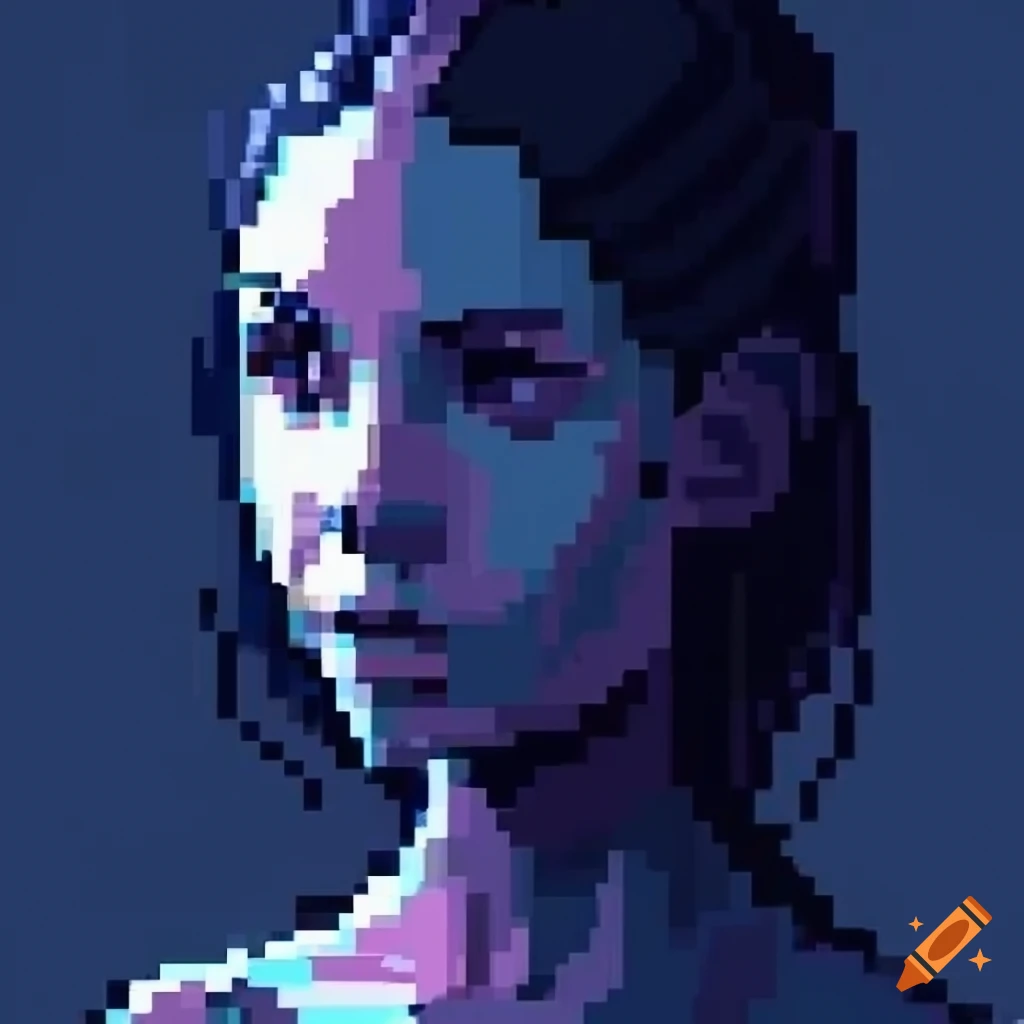 Pixel art illustration on Craiyon