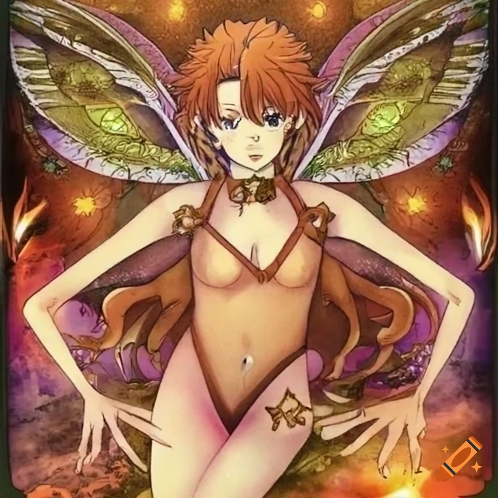 anime fairy tarot card
