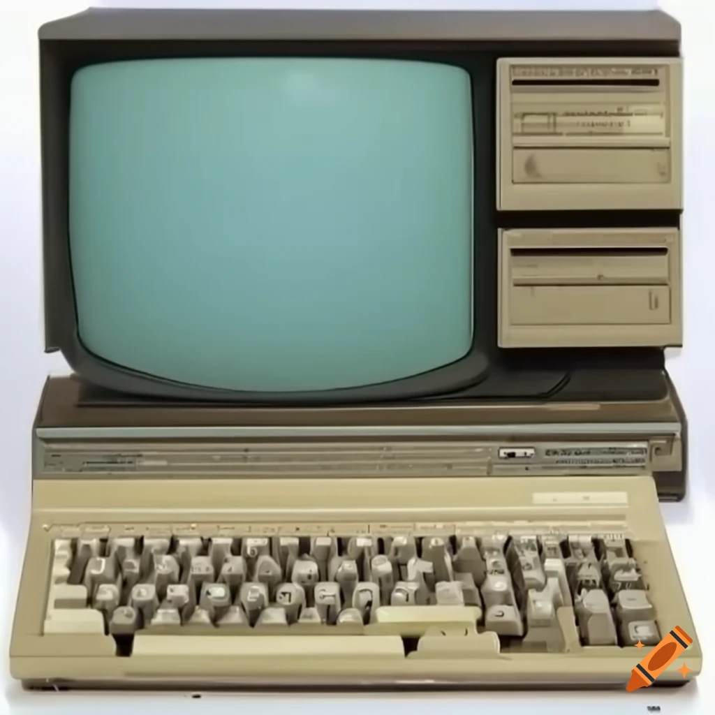 vintage 1980s home computer