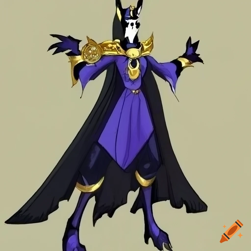 stylized badger monarch in anime style