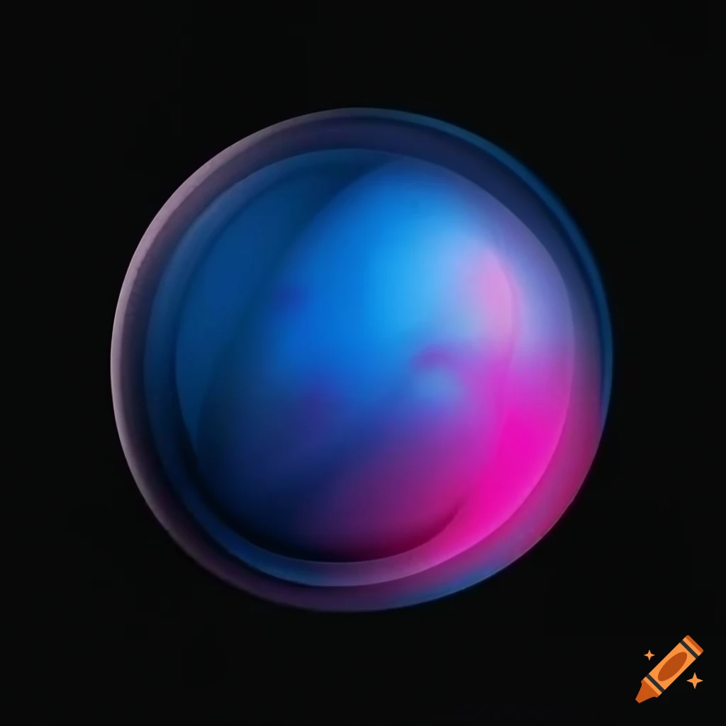 image on a black background
