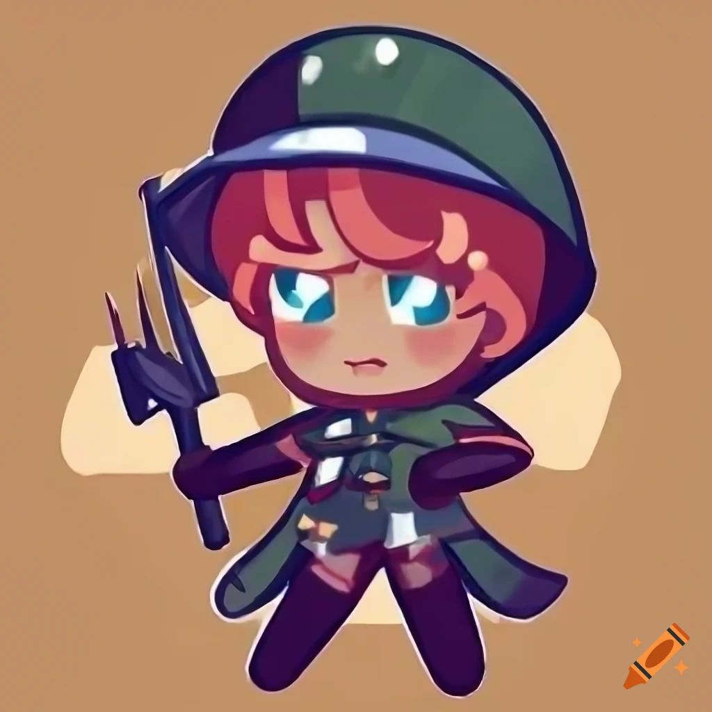 Digital art of jhope as soldier boy