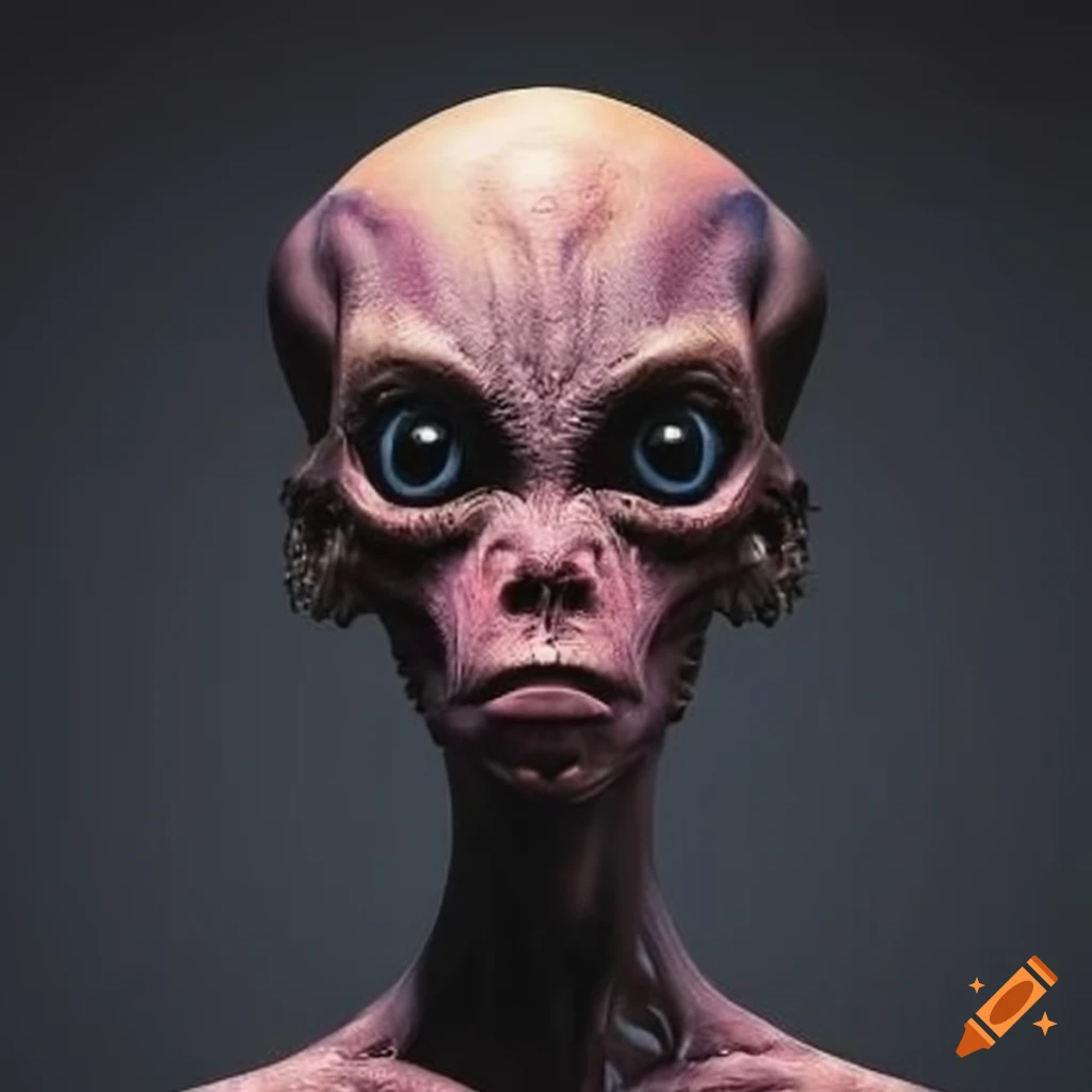 portrait of a mysterious alien being