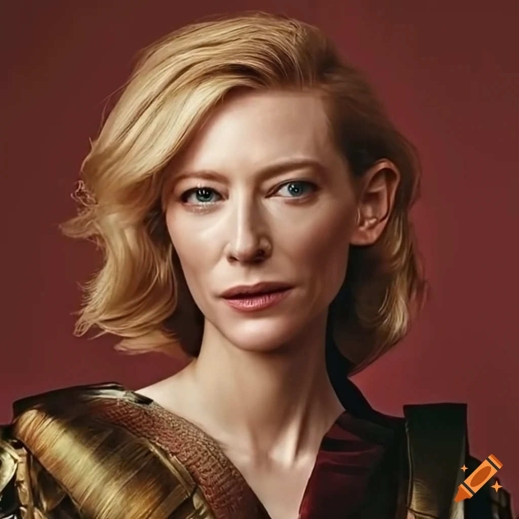 Face merging of cate blanchett and tilda swinton on Craiyon