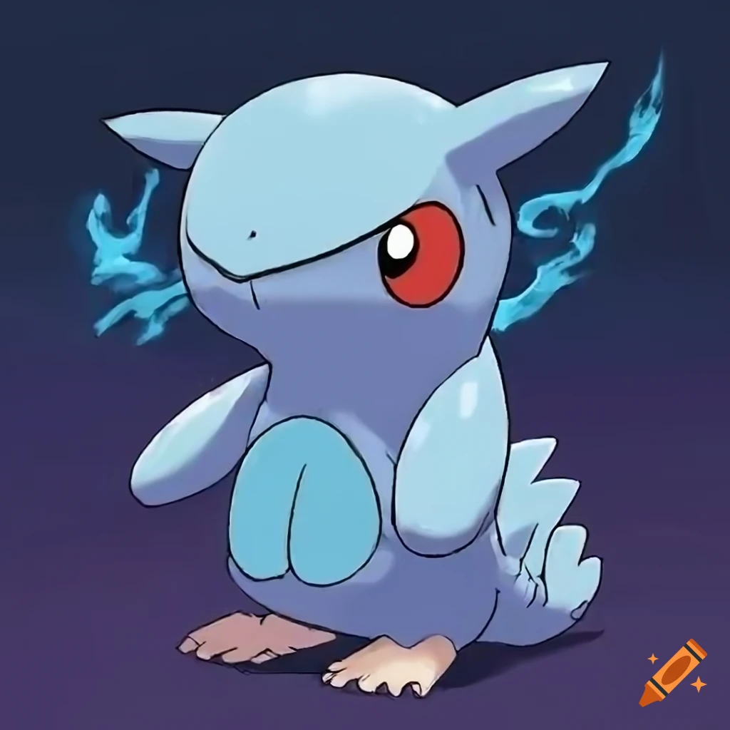fan art of a Pokemon with the word 'Pykedex'