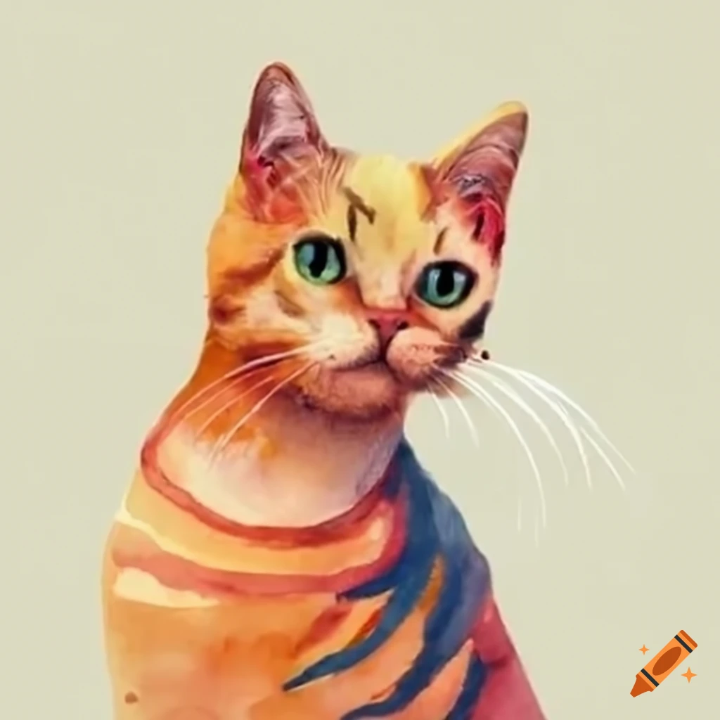 Cat wearing red socks