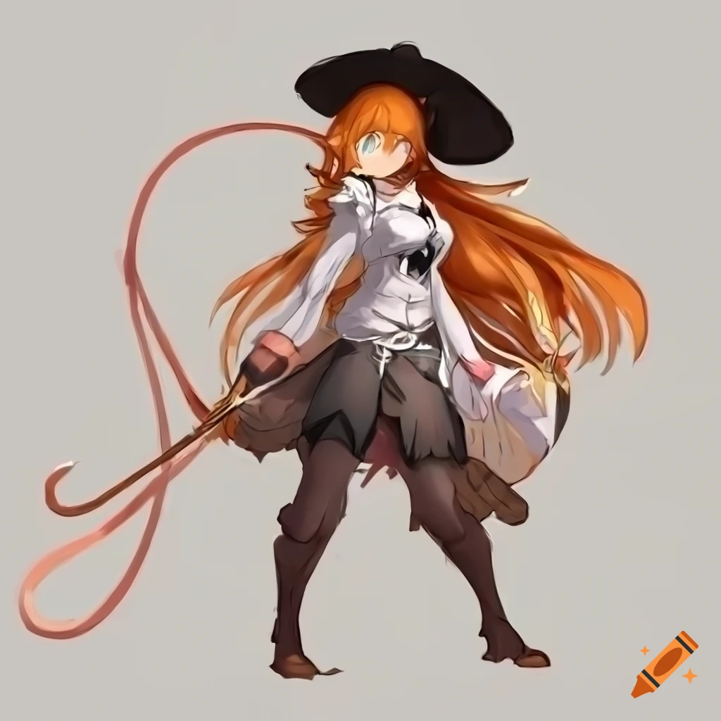 anime-style artwork of a female mouse fencer in an old west town