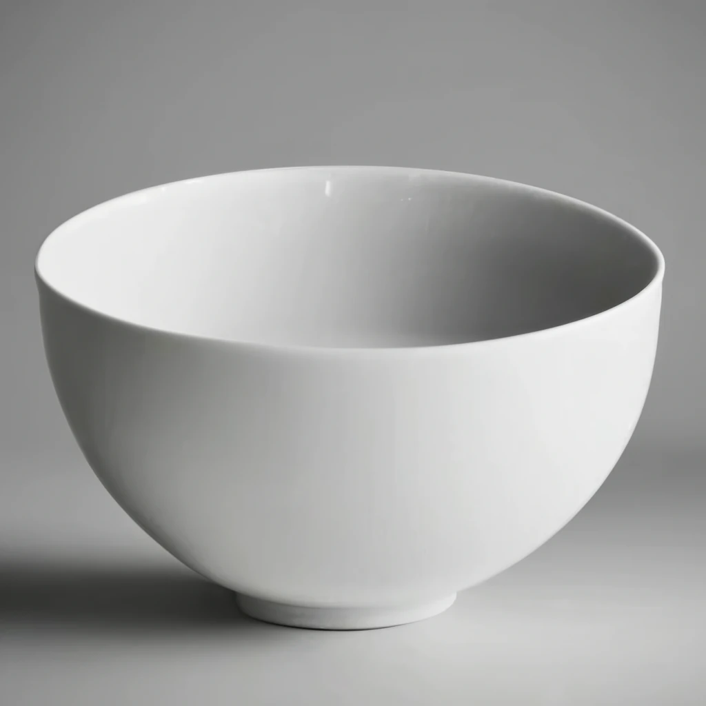 White bowl