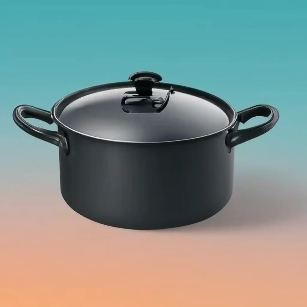 Metal cooking pot on Craiyon