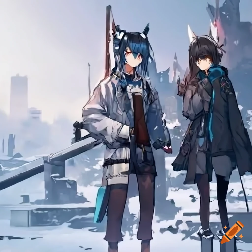 arknights-characters-in-a-snowy-ruin-on-craiyon