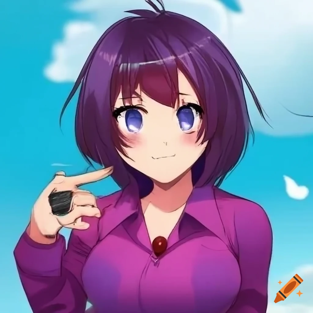 Waifu oc from pocket card jockey video game on Craiyon