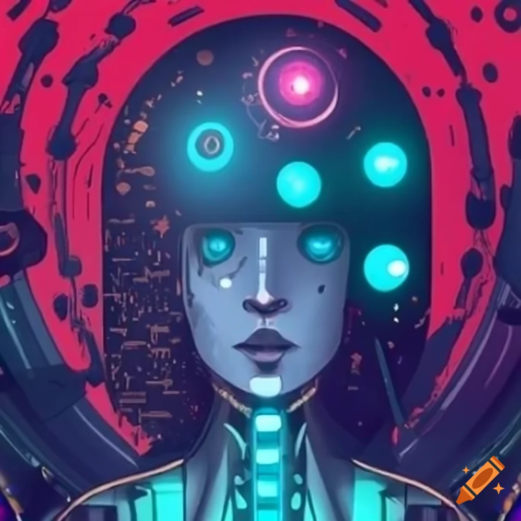 Cover of science fiction novel exploring artificial intelligence and its impact on human society