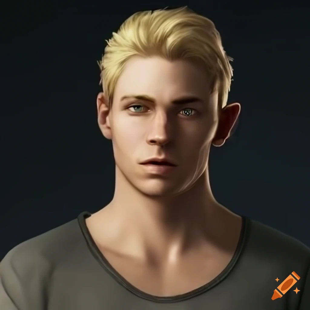 Blonde male avatar
