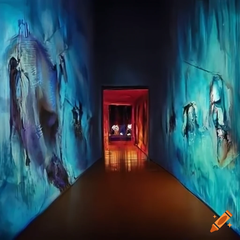 Projection painting on Craiyon