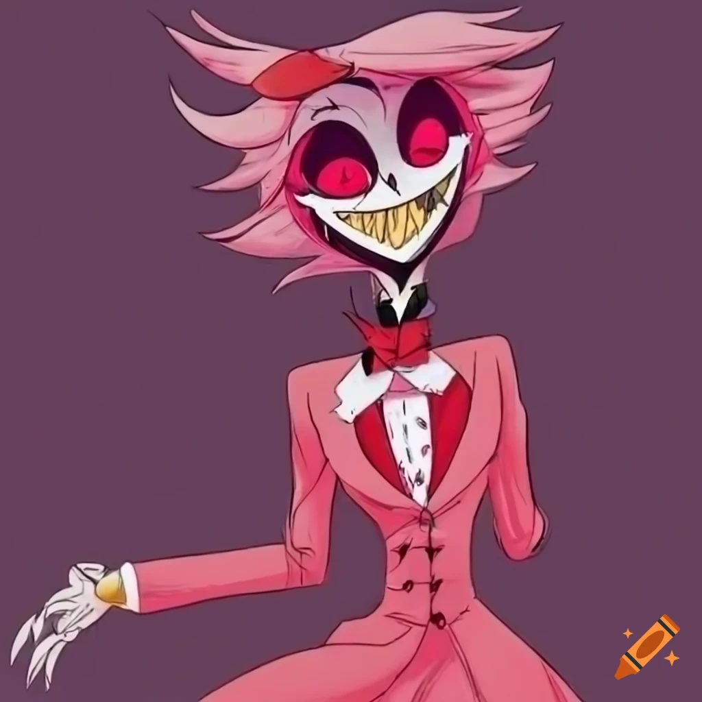 Character designs from hazbin hotel on Craiyon