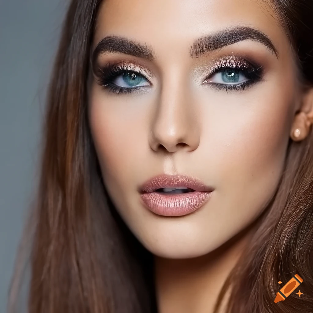 Close-up portrait highlighting photorealistic features and light and 