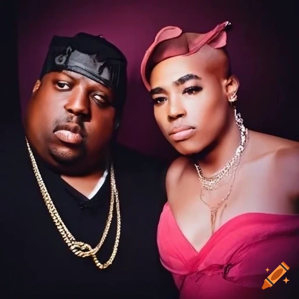 Transgender version of Biggie and Tupac on Craiyon