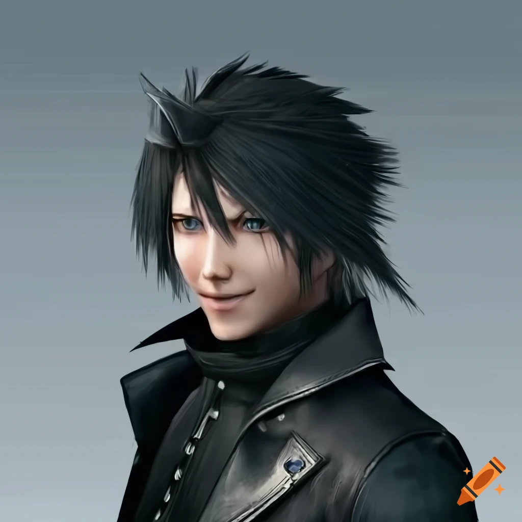 Stylish male character in leather jacket and magician attire against a white backdrop