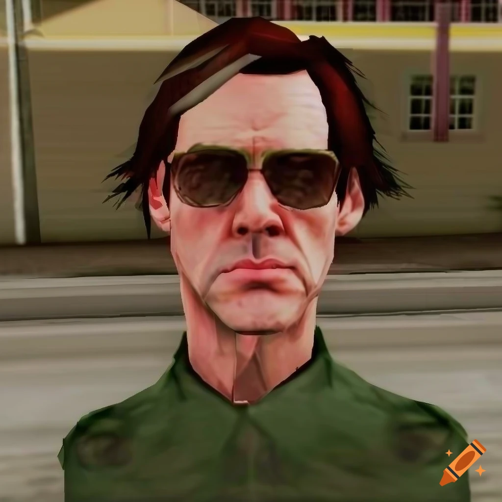 Jim carrey in gta san andreas on Craiyon