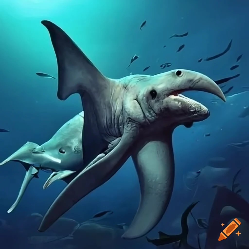 Mutated shark and elephant