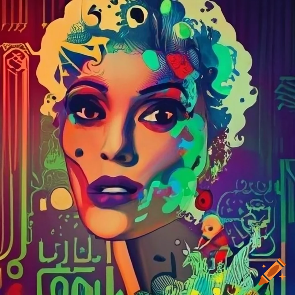 Unique retro art on Craiyon