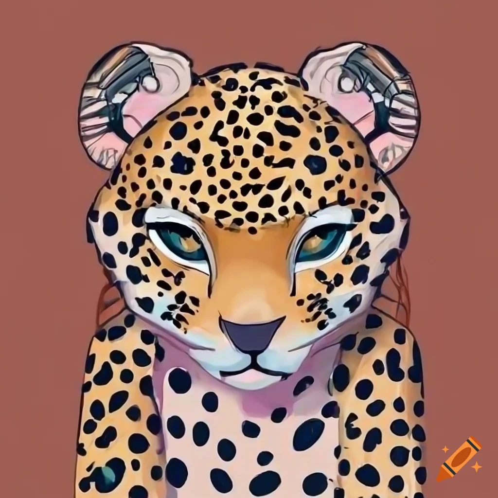 King Cheetah Wtf Face By Gashu Monsata-d3e5efq - Animated King Cheetah -  Free Transparent PNG Download - PNGkey