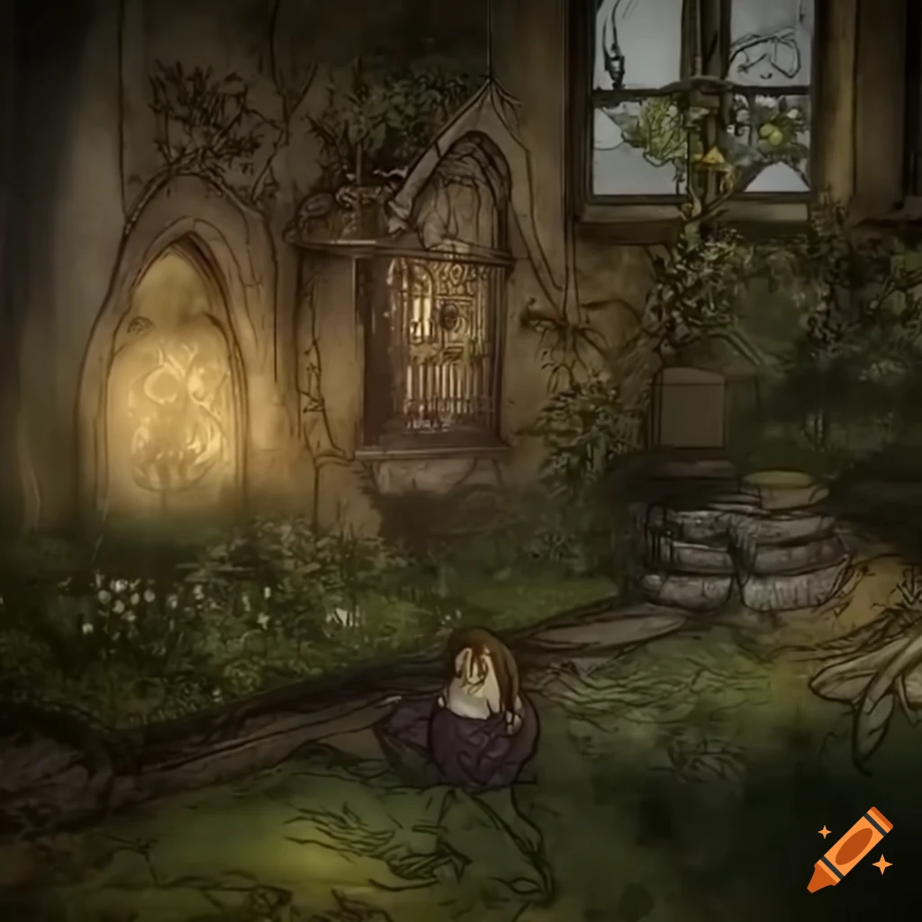 Screenshot of Beatrix Potter game for Playstation 5 with bokeh effect