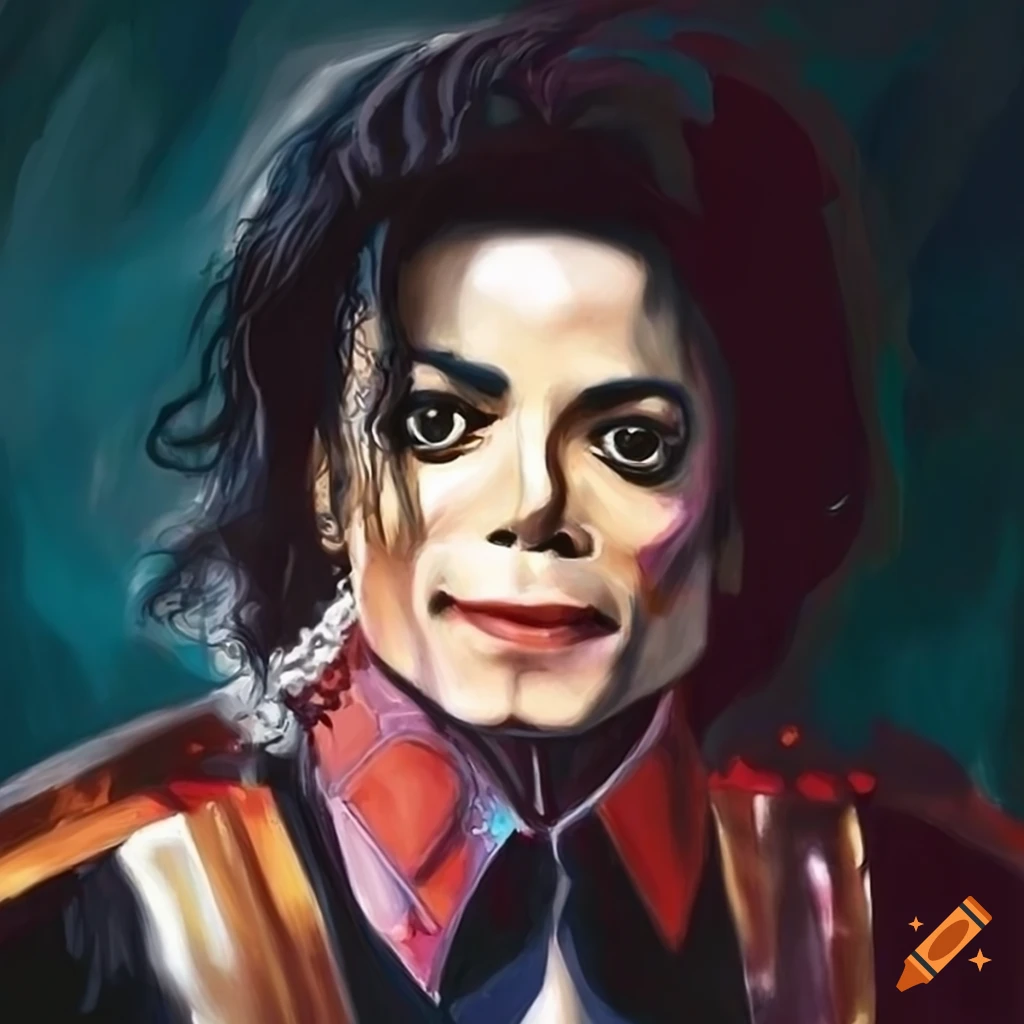 Portrait of Michael Jackson
