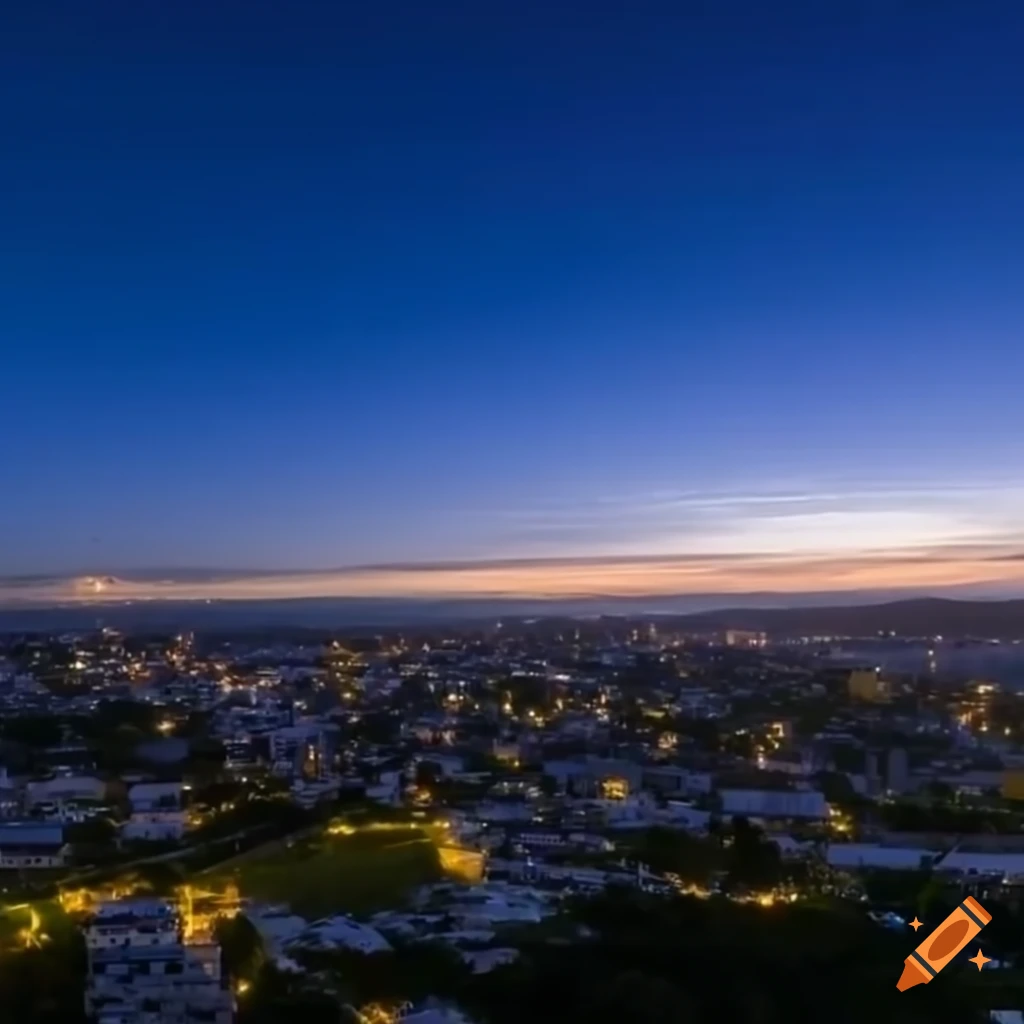 Impressive realistic skyline of Virgilio Davila housing project in Bayamon Puerto Rico