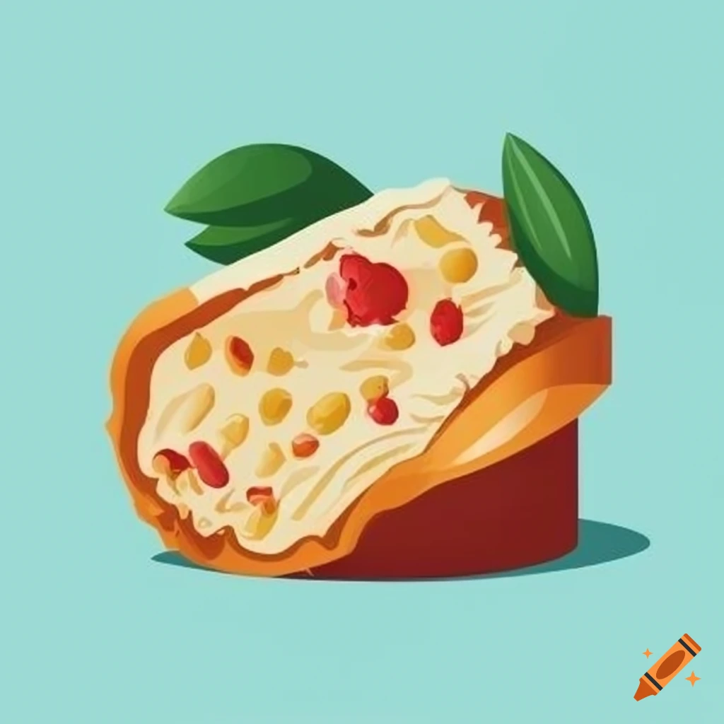 Lasagnes in vector art style