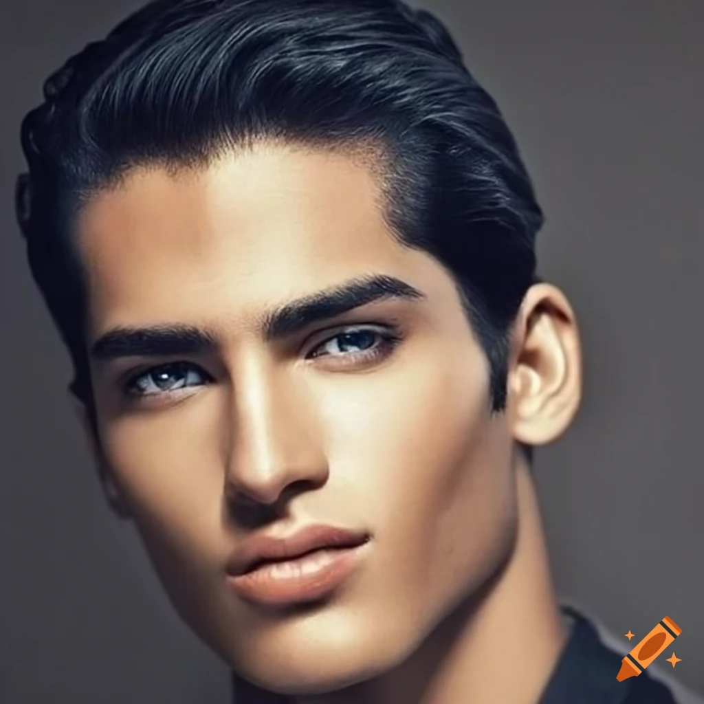 Gorgeous male supermodel of Salvadoran and Persian descent