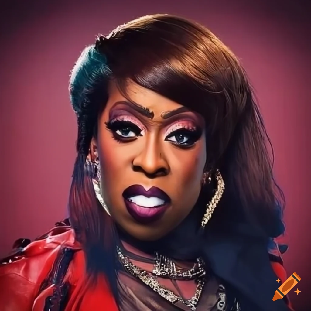 Missy from Doctor Who cosplaying as Missy Elliott