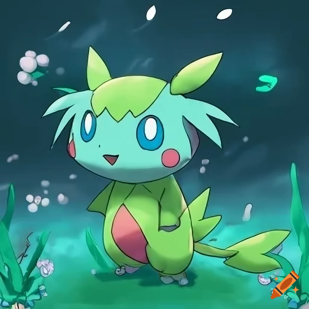 Cute water and grass type Pokémon
