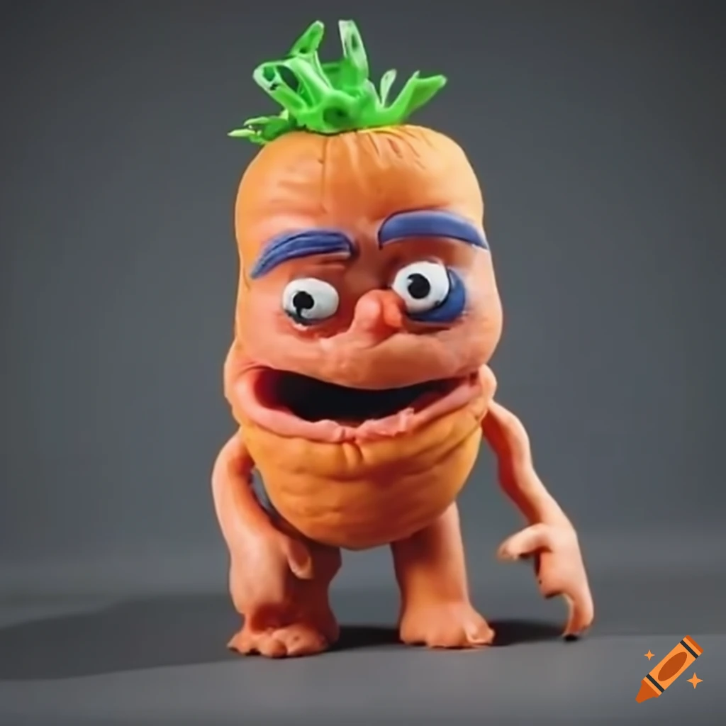 Claymation carrot biker gang