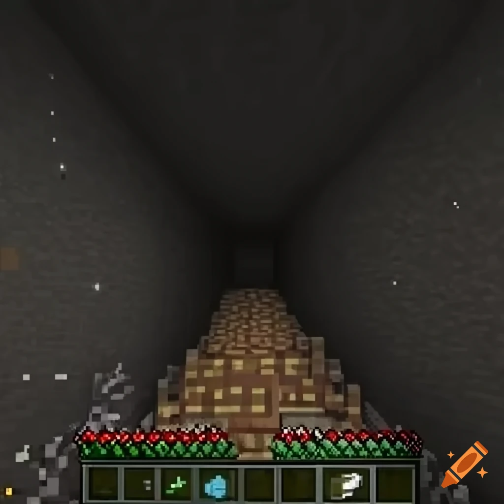 Minecraft in a liminal dreamcore space
