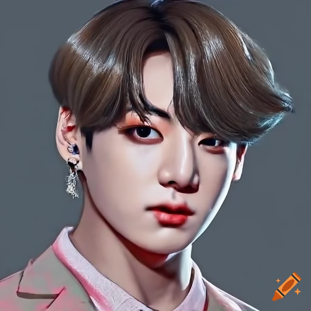 Jeon Jungkook, realistic portrait