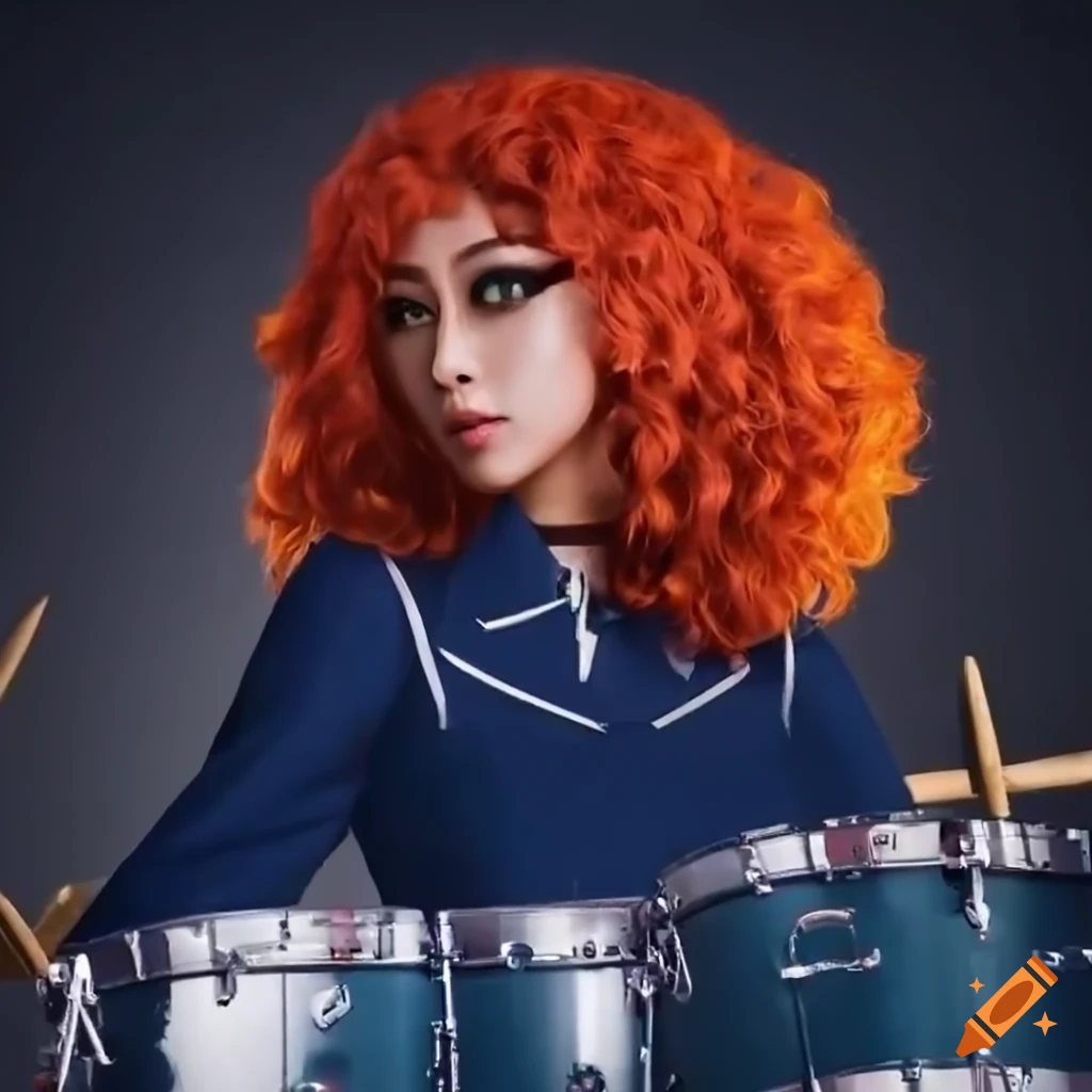 Asian Female Drummer Playing Green Drums At A Live Rock Concert On Craiyon asian-female-drummer-playing-green-drums-at-a-live-rock-concert-on-craiyon