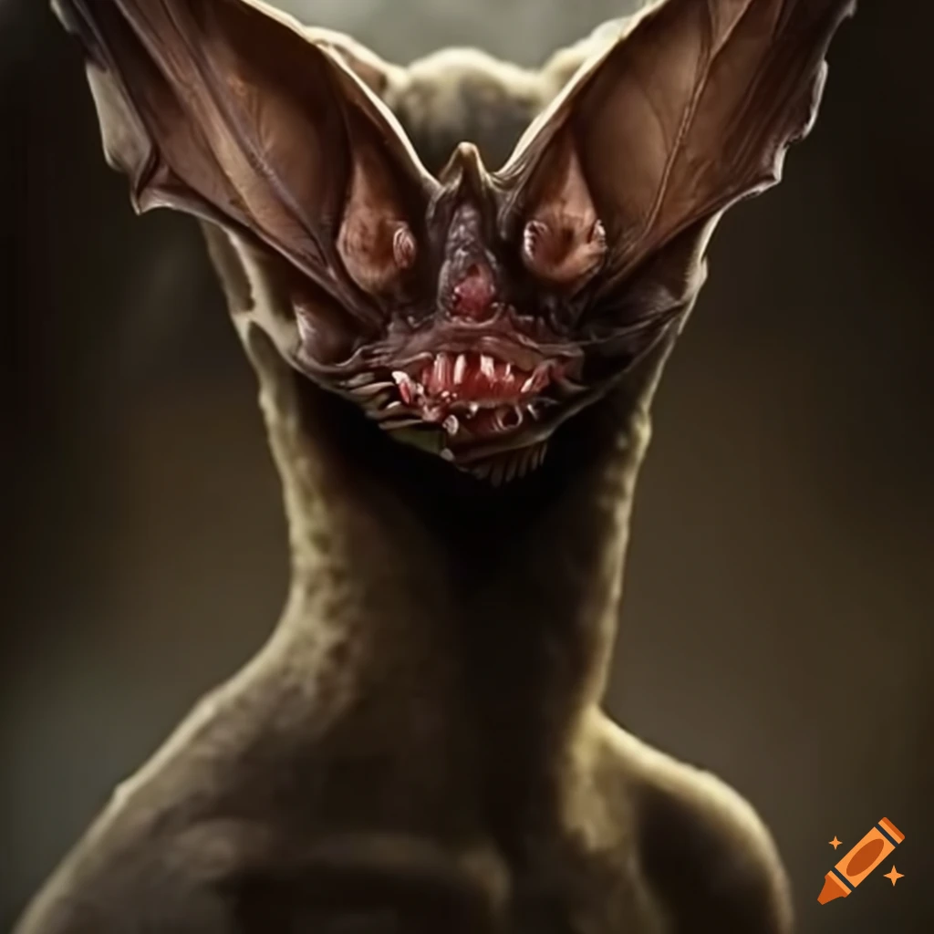 Giant insect bat creature