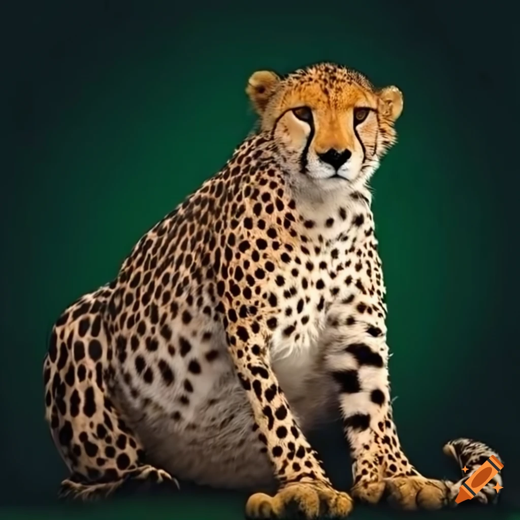 Cheetah with a full belly