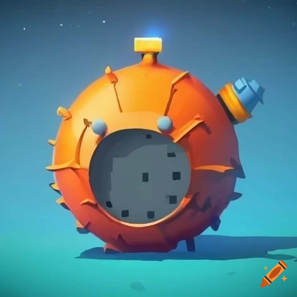 2D sea mine for a space game