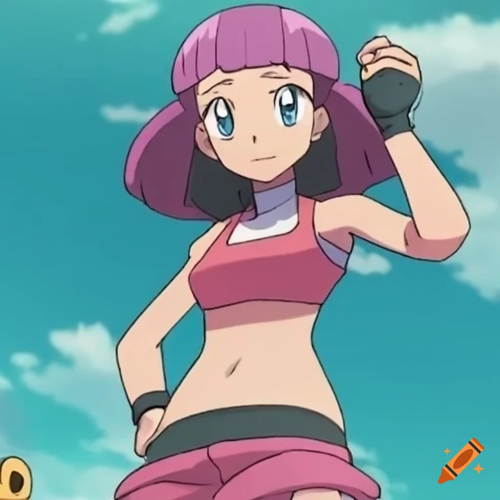 Character Shauna from the Pokémon series