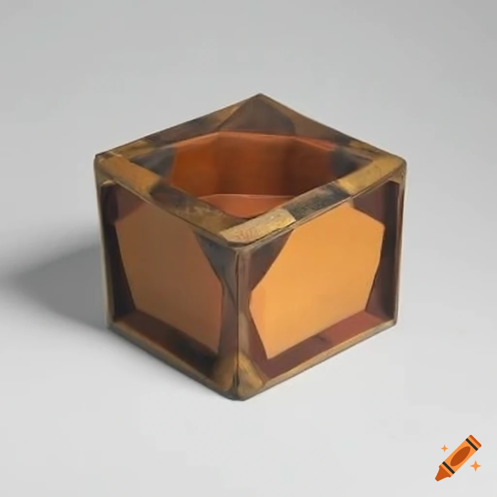 Geometric polyhedron supporting an ashtray