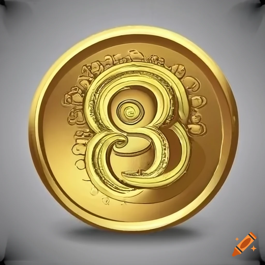 Maya gold coin
