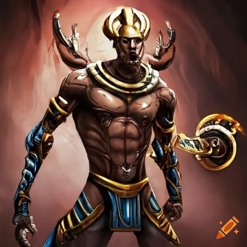 Cyborg Egyptian gods