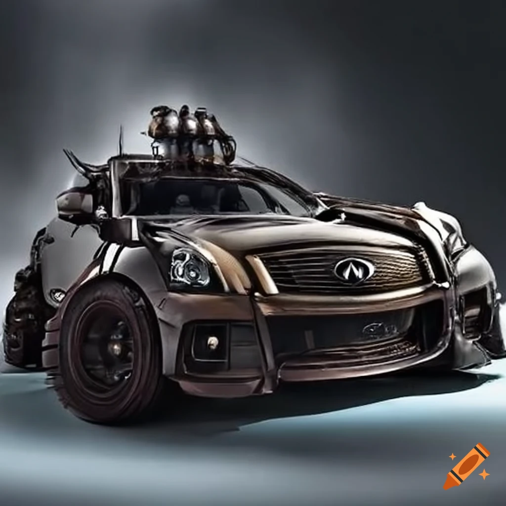 Infiniti g37 styled like Mad Max Fury Road vehicle